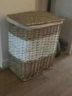 Rieten wasmand met binnenzak, Huis en Inrichting, Ophalen, Mand, Zo goed als nieuw, Riet