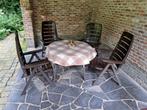 Tuinmeubelen, 4 zitplaatsen, Gebruikt, Aluminium, Ophalen of Verzenden