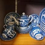 Antiek Chinees theeservies blauw/wit, Ophalen of Verzenden