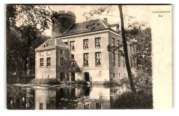 Loenersloot, Slot, Verzamelen, Ansichtkaarten | Nederland, Gelopen, Utrecht, Voor 1920, Verzenden