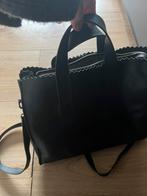 Myomy schoudertas Rambler buffelleer  zwart, Ophalen of Verzenden, Zo goed als nieuw, Zwart, Schoudertasje