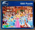 King Disney puzzel Restaurant 1000 compleet, Ophalen of Verzenden, 500 t/m 1500 stukjes, Gebruikt, Legpuzzel