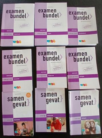 6 Examenbundels + 3 samenvattingen 2023-2024 en 2024-2025 beschikbaar voor biedingen