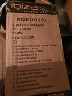 Muziekboxen ibza sound 4x  met versterker., Audio, Tv en Foto, Luidsprekers, Ophalen of Verzenden, Zo goed als nieuw, 120 watt of meer