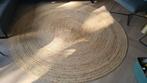 Jute vloerkleed naturel rond 220cm, Gebruikt, Rond, 200 cm of meer, Ophalen of Verzenden