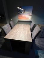 Eethoek met 4 verrijdbare stoelen, Huis en Inrichting, Ophalen