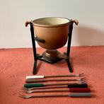 Enzo Mari Le Creuset Fondueset Vintage, Ophalen of Verzenden, Gebruikt, Brander, Fondueset