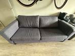 Blauw / antraciet bank gratis, Huis en Inrichting, Ophalen, Gebruikt, 100 tot 125 cm, 150 tot 200 cm