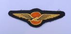 Grote gekleurde VLIEGERWING voor op DT Kon Luchtmacht., Ophalen of Verzenden, Luchtmacht, Nederland, Embleem of Badge