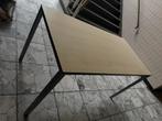 Tafel - Rechthoekig - Hout/Metaal 145 x 65, Gebruikt, 100 tot 150 cm, Ophalen of Verzenden, 150 tot 200 cm