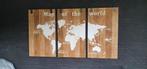 Wand decoratie map of the world, Huis en Inrichting, Ophalen, Gebruikt