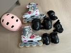 Skates 30-33, inclusief helm en bescherming, Kinderen, Ophalen, Overige merken, Verstelbaar