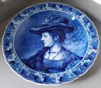 Porceleyne Fles borden/Sepia tegeltableau - plaquette, Antiek en Kunst, Ophalen of Verzenden