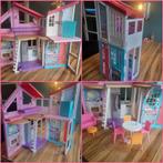 Barbie  Malibi huis - incl meubels, Ophalen, Zo goed als nieuw, Poppenhuis