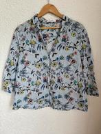 Gerry weber blouse maat 44-46 wit blauwe strepen bloemen, Kleding | Dames, Blouses en Tunieken, Wit, Maat 42/44 (L), Ophalen of Verzenden
