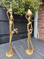 Messing(koper) beeldjes ongeveer 45cm hoog, Ophalen