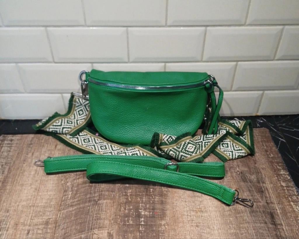 Groene Heuptasje met Band, Ophalen of Verzenden, Zo goed als nieuw, Groen, Overige typen