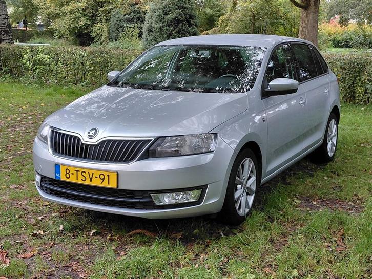 Skoda Rapid 1.2 TSI 63KW Spaceback H5 2015 Grijs, Auto's, Skoda, Bedrijf, Rapid, Airconditioning, Alarm, Boordcomputer, Centrale vergrendeling