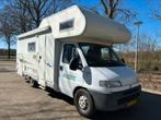 Fiat ducato gezinscamper met xxl garage en laag gewicht, Caravans en Kamperen, Particulier, Half-integraal