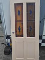 glas in lood deur, Gebruikt, 80 tot 100 cm, Binnendeur, Ophalen of Verzenden