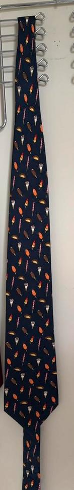Vrolijke stropdas met ijsjes, Kleding | Heren, Stropdassen, Ophalen of Verzenden, Zo goed als nieuw, Blauw