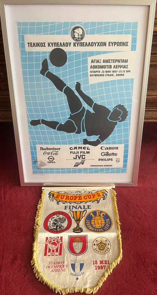 Verzameling AJAX EUROPA CUP II en supercup 1986-1987, Verzamelen, Sportartikelen en Voetbal, Zo goed als nieuw, Overige typen