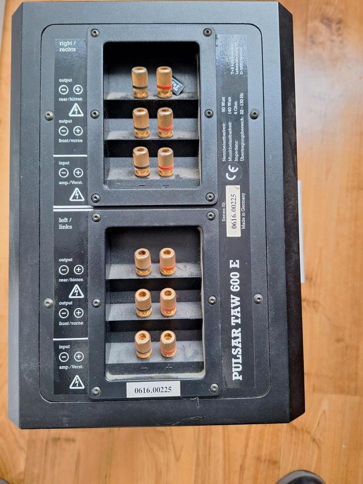 Pulsar TAW 600 E Luidsprekers, Audio, Tv en Foto, Luidsprekers, Gebruikt, Front, Rear of Stereo speakers, 60 tot 120 watt, Overige merken