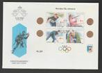Noorwegen - FDC 1050-1053 - Olympische Spelen Lillehammer, Verzenden, Postfris, Sport