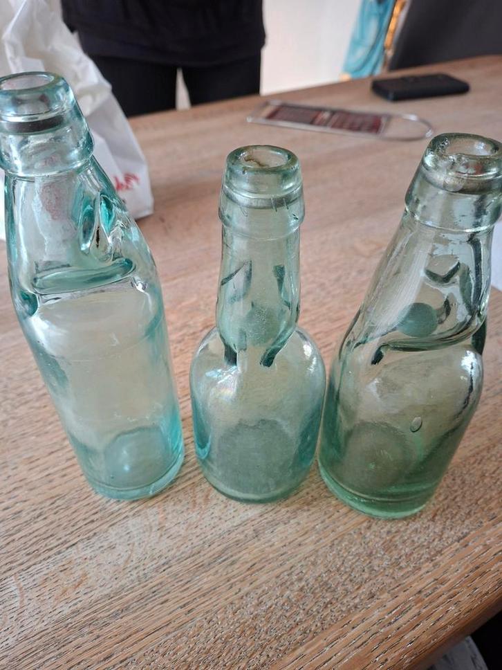 Oude Kogelflesjes uit 1872, Antiek en Kunst, Antiek | Glas en Kristal, Ophalen of Verzenden