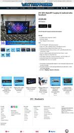 JVC KW-M560BT Carplay & Android 2din Autoradio / Headunit, Auto diversen, Gebruikt, ., Ophalen of Verzenden, JVC