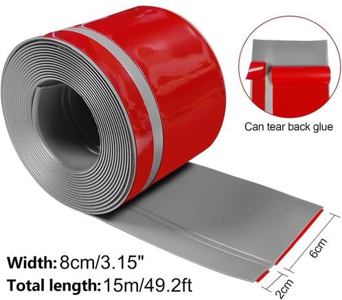 te  koop  :  Flexibele vloerlijst grijs 15 meter NIEUW, Doe-het-zelf en Verbouw, Plinten en Afwerking, Nieuw, Plinten, Kunststof