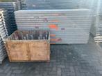 Layher blitz staal - ca 350m2, Doe-het-zelf en Verbouw, Steigers, Ophalen of Verzenden, Gebruikt, Gevelsteiger, 5 meter of hoger