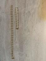 Gouden armband en ketting 18K €430 sloop waarde, Sieraden, Tassen en Uiterlijk, Kettingen, Ophalen of Verzenden, Zo goed als nieuw