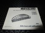 Marklin boekje van de 7262 en 7263., Wisselstroom, Gebruikt, Märklin, Boek, Tijdschrift of Catalogus