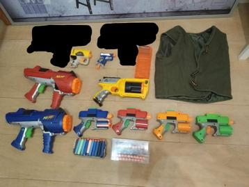Set met Nerf guns en kogels beschikbaar voor biedingen