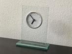 Leonardo collectors item tafelklok van dik glas, Ophalen of Verzenden, Zo goed als nieuw, Analoog, Wekker of Tafelklok