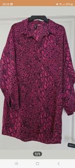 Rose/zwarte lange blouse maat 46, Ophalen of Verzenden, Zo goed als nieuw, Zwart, Blouse of Tuniek