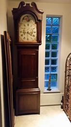 Antieke Engelse staande klok, L 220 - Br 53,5 cm, Antiek en Kunst, Ophalen