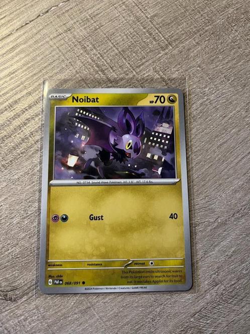 Noibat 068/091 Paldean Fates - Pokémon Kaart, Hobby en Vrije tijd, Verzamelkaartspellen | Pokémon, Nieuw, Losse kaart, Foil, Ophalen of Verzenden