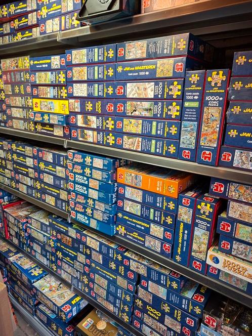 Veel Jan van haasteren puzzels van 150 tot 5000 stukjes, Hobby en Vrije tijd, Denksport en Puzzels, Zo goed als nieuw, Ophalen of Verzenden