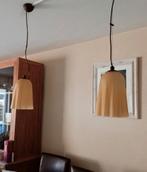 Murano Vetri set hanglampen Murano glas gegolfd vintage lamp, Huis en Inrichting, Gebruikt, Vintage, Ophalen of Verzenden, Glas