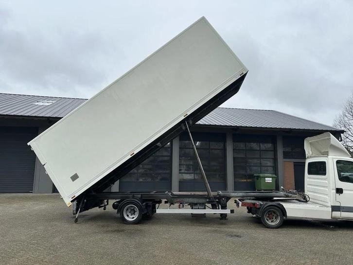 Nefra Be oplegger kipper gesloten 7 ton (bj 2012), Auto's, Vrachtwagens, Bedrijf, Te koop, Aanhangers en Opleggers, Overige brandstoffen