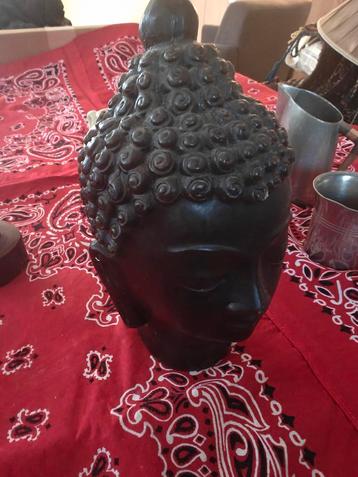 Boeddha hoofd sculptuur beschikbaar voor biedingen