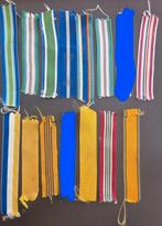 Miniatuur medaille linten., Verzamelen, Ophalen of Verzenden, Landmacht, Nederland, Lintje, Medaille of Wings