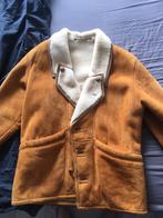 HEREN VINTAGE LEREN JAS, Ophalen of Verzenden, Zo goed als nieuw, Maat 48/50 (M), Shearling