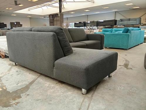Hoekbank antraciet modern 270x210cm, Huis en Inrichting, Banken | Bankstellen, Zo goed als nieuw, Hoekbank, Vierpersoons of meer