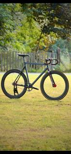 Zelf bouw fixed gear / Baanfiets, Gebruikt, Heren, Aluminium, 53 tot 57 cm