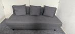 Ikea Asarum slaapbank, donkergrijs, Ophalen, Tweepersoons, 140 cm, Zo goed als nieuw