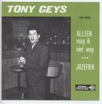 Foto-hoesje- van Tony Geys uit 1964, Ophalen of Verzenden, Gebruikt, 12 inch, Levenslied of Smartlap