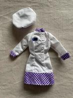 Vintage Barbie Cool Career chef-kok outfit label Mattel 1996, Ophalen of Verzenden, Zo goed als nieuw, Kleertjes